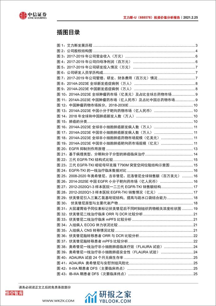 中信证券-艾力斯-688578-投资价值分析报告：肺癌领域创新型龙头伏美替尼有望近期获批-210225 - 第4页预览图