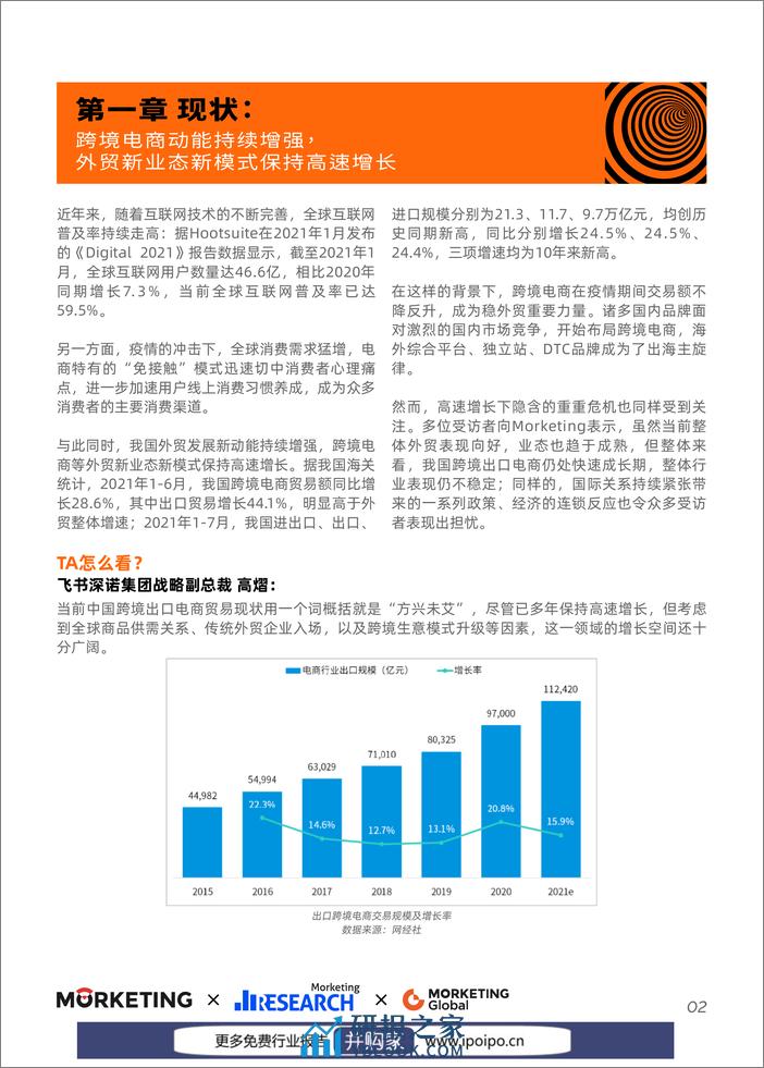 SSS-2021-2022跨境出口电商增长白皮书 - 第7页预览图