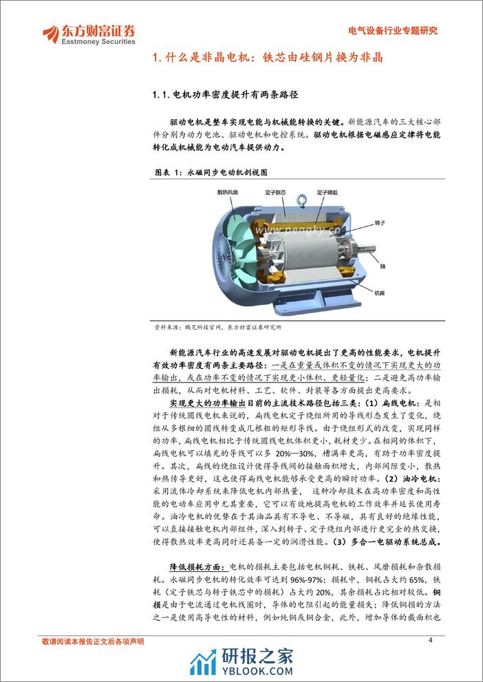 电气设备行业专题研究：非晶电机，新能源车领域应用加速，千亿赛道0-1-240410-东方财富证券-20页 - 第4页预览图