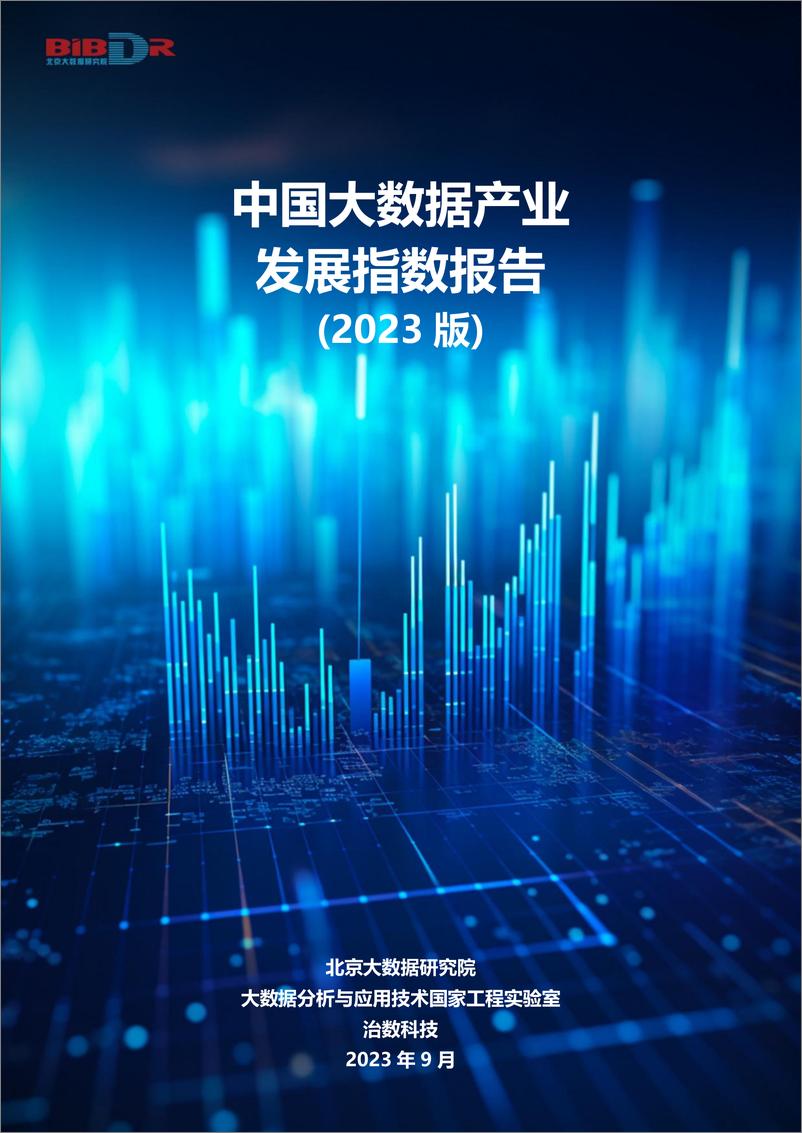 报告《2023中国大数据产业发展指数报告-2023.10-41页》的封面图片
