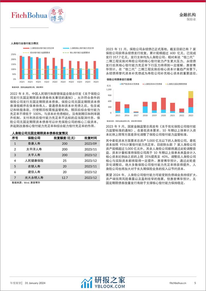 2024年人身险行业分析与展望-惠誉博华 - 第5页预览图