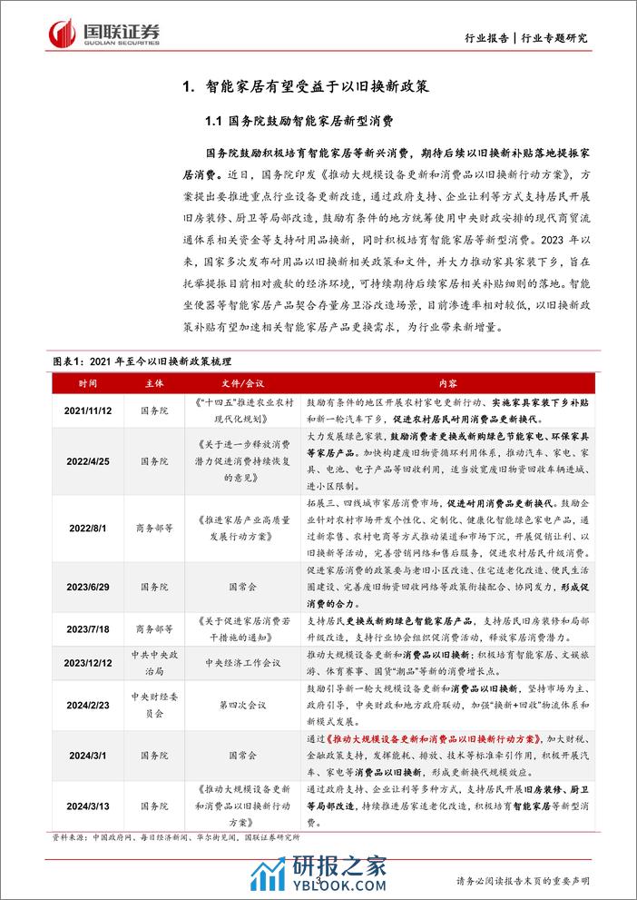 轻工制造行业专题-探求存量房改造背景下智能坐便器需求空间-国联证券 - 第3页预览图