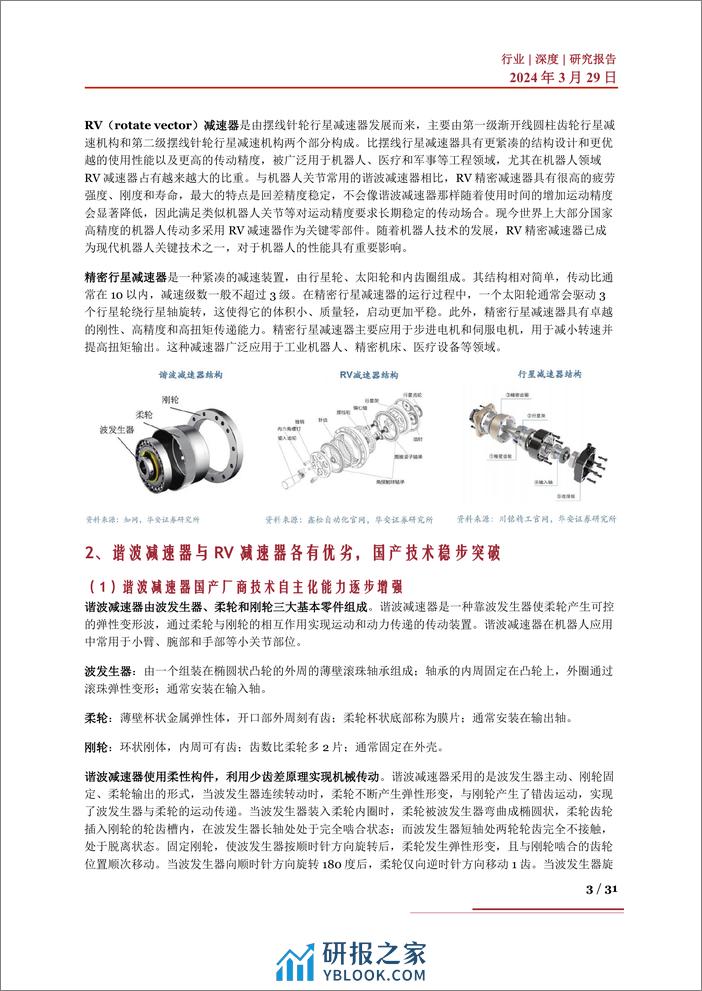 国产替代系列二：人形机器人孕育市场蓝海，减速器行业迎发展良机 - 第3页预览图