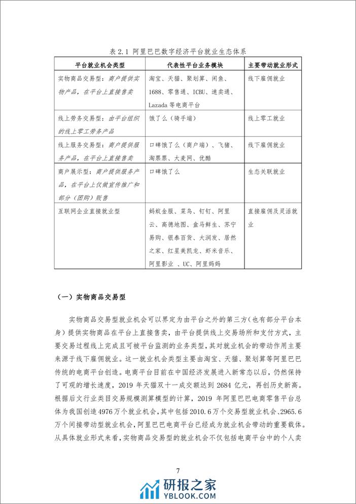 2020-阿里巴巴全生态就业与就业质量研究报告 - 第8页预览图