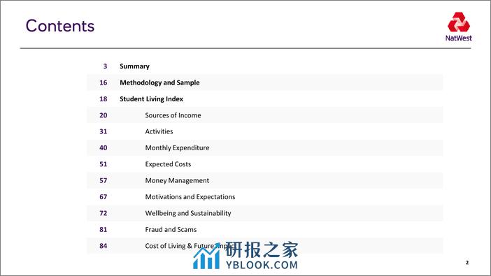 Natwest：2022年度英国学生生活指数报告 - 第2页预览图