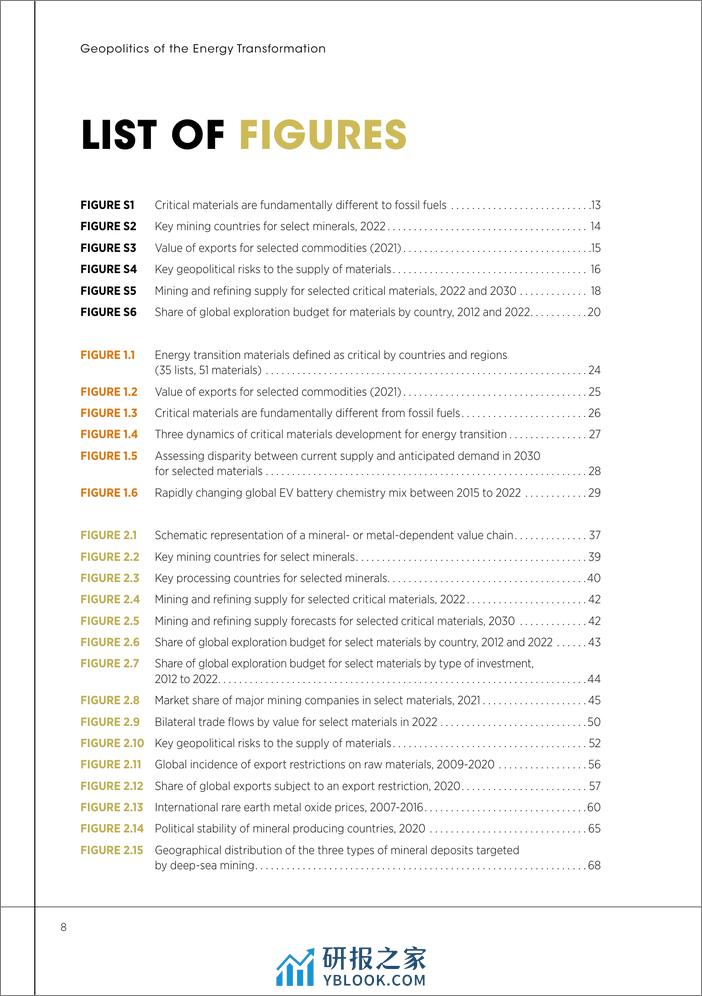 2023地缘政治能源转型关键材料报告-IRENA - 第8页预览图