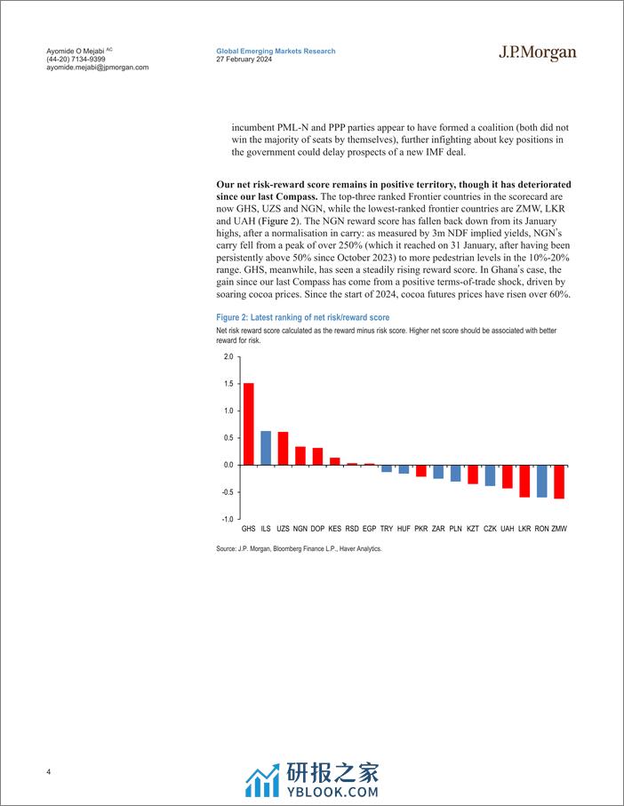 JPMorgan Econ  FI-EM Frontier Local Markets Compass Building momentum-106735264 - 第4页预览图