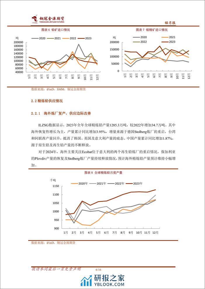 铅月报：需求渐回暖 铅价重心上抬-20240304-金源期货-16页 - 第6页预览图