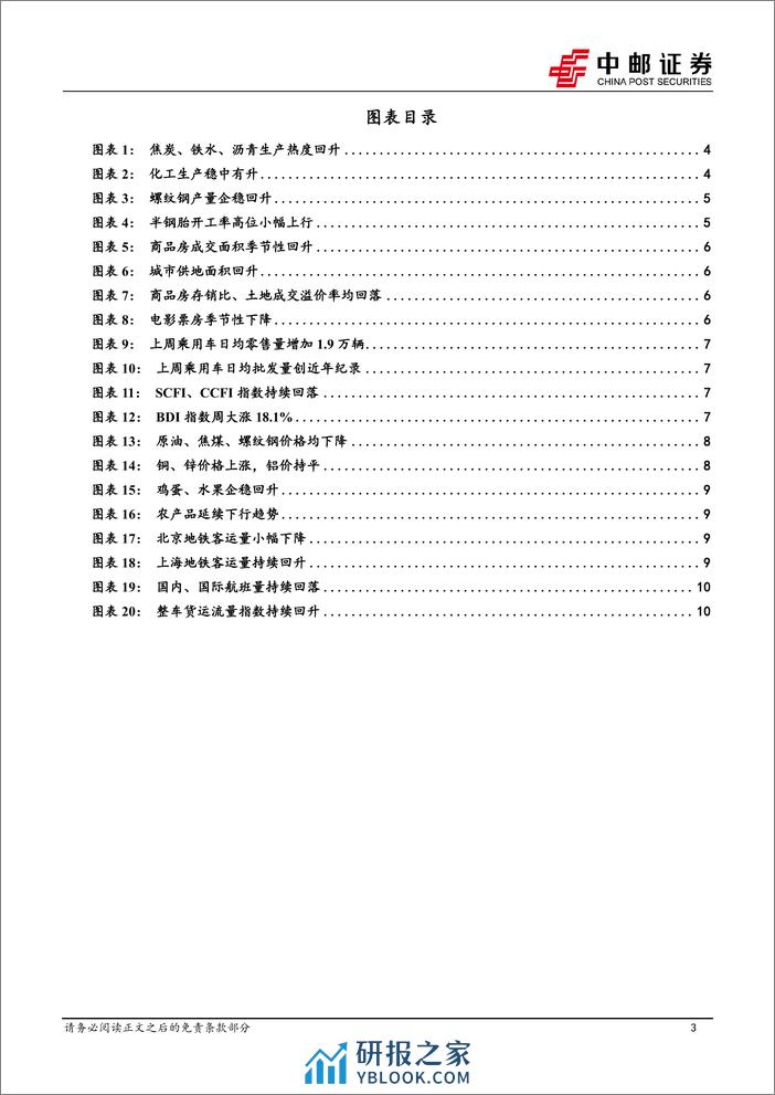 高频数据跟踪：生产回暖延续-240310-中邮证券-12页 - 第3页预览图