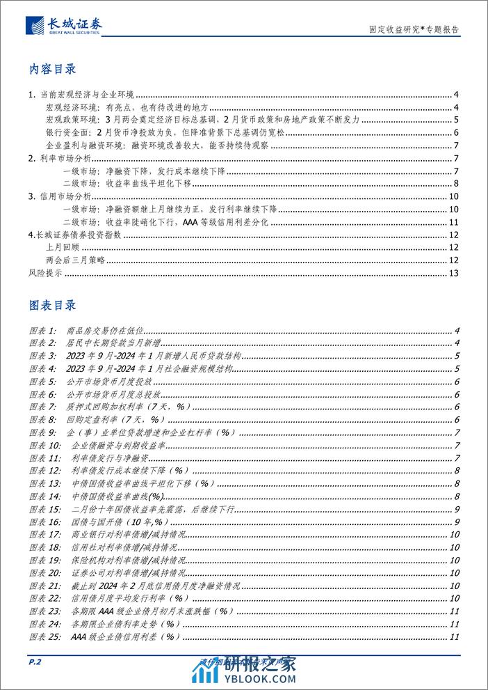 固定收益研究：两会后债牛行情还会延续吗？-240306-长城证券-14页 - 第2页预览图