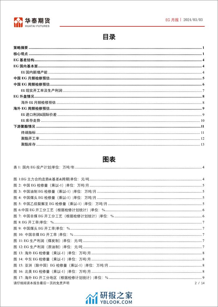 EG月报：EG开工逐步上抬，库存下降速率放缓-20240303-华泰期货-14页 - 第2页预览图