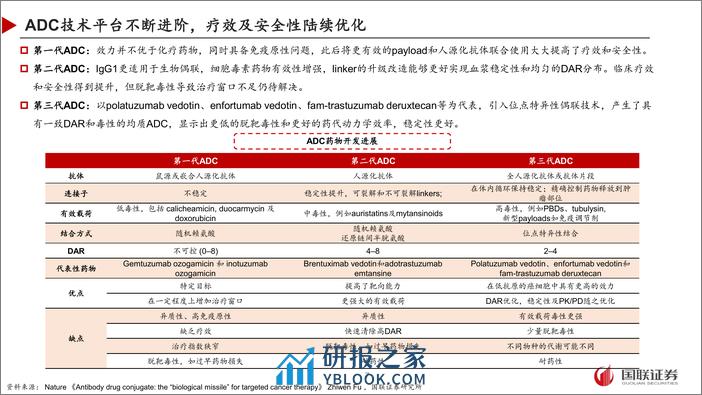 抗体偶联药物行业报告：ADC频频出海兑现，聚焦BIC、FIC或差异化优势产品 - 第7页预览图