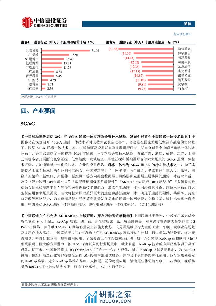 通信行业：持续推荐算力和卫星通信，关注一季报业绩-240407-中信建投-14页 - 第5页预览图