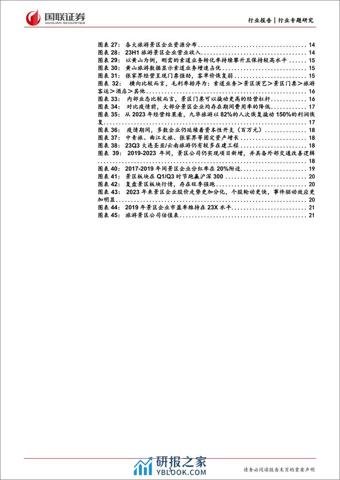 旅游及景区行业：趋势延续下的景区投资价值探讨-240321-国联证券-23页 - 第3页预览图