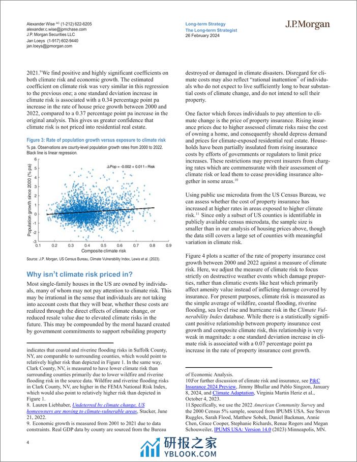 JPMorgan Econ  FI-The Long-term Strategist Climate and extreme weather risk is...-106710439 (1) - 第4页预览图