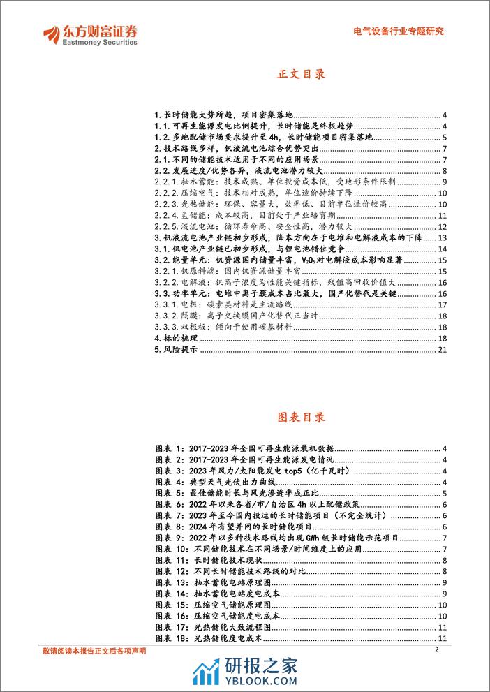 电气设备行业专题研究：新能源发电比例提升、长时储能大势所趋，钒电池潜力巨大 - 第2页预览图