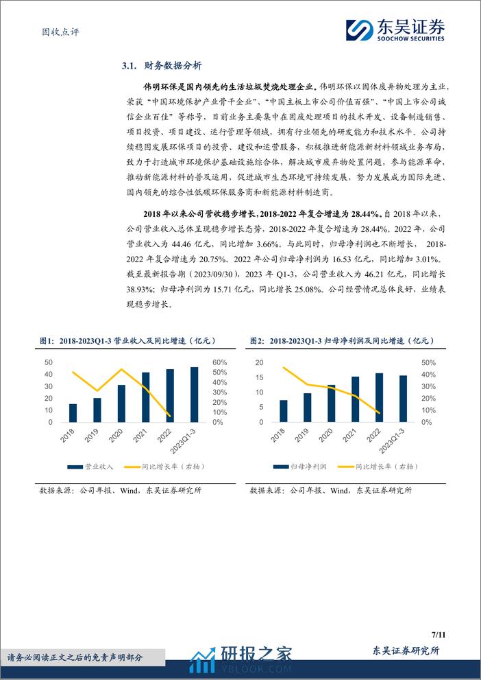 固收点评：伟24转债，中国环境保护产业骨干企业-240328-东吴证券-11页 - 第7页预览图