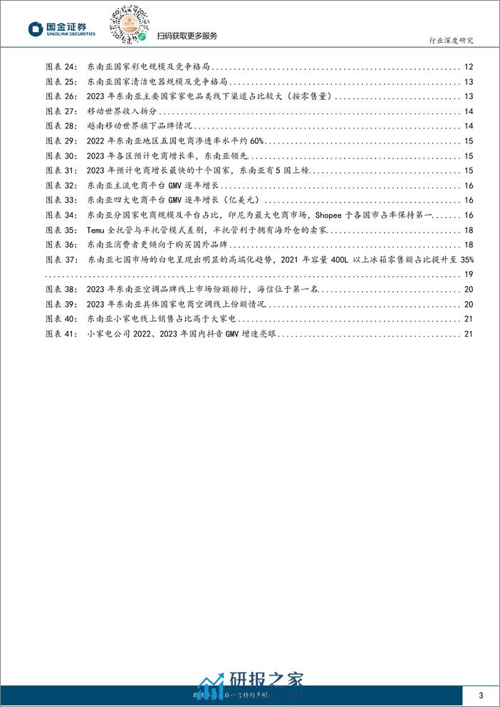 国金证券-家电行业出海系列研究：探究东南亚家电市场增长潜力与国牌突围打法 - 第3页预览图