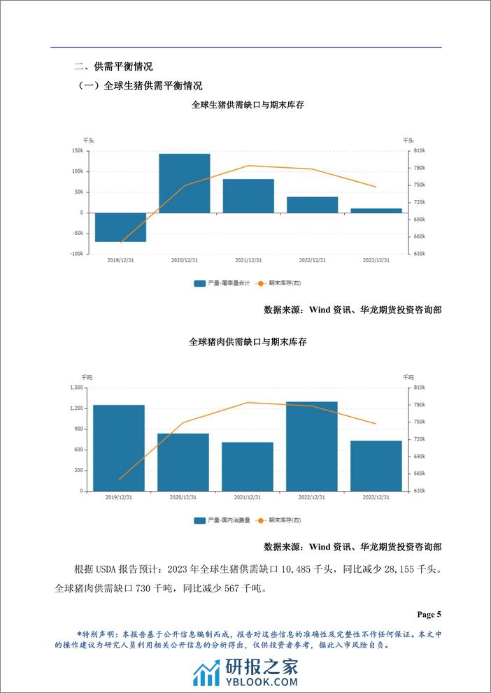 生猪月报：供需格局偏弱，维持底部震荡-20240301-华龙期货-21页 - 第6页预览图