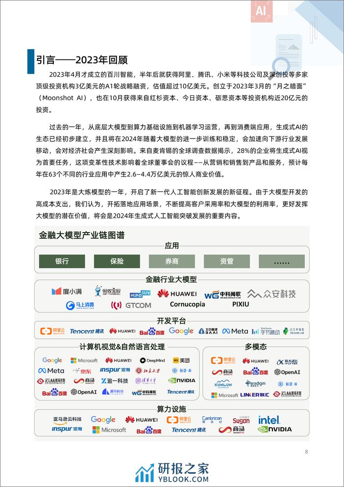 2024年金融业生成式AI应用报告 (1) - 第8页预览图