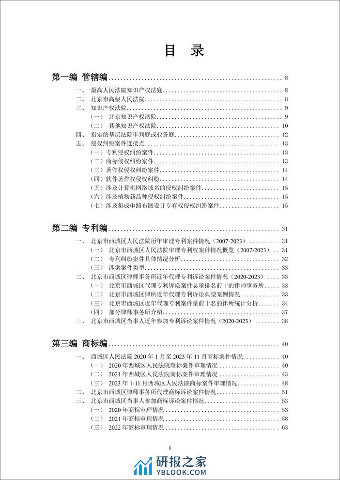 2023北京市西城区知识产权法律服务市场白皮书-北京西城区律师协会 - 第6页预览图