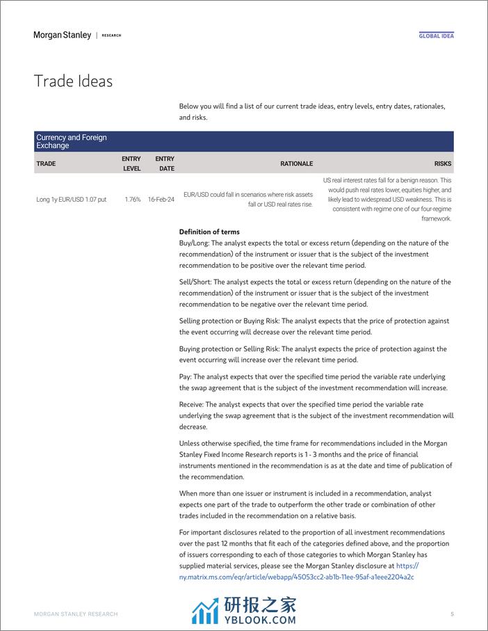 Morgan Stanley Fixed-G10 FX Strategy Chase the Growth Rabbit-106884763 - 第5页预览图