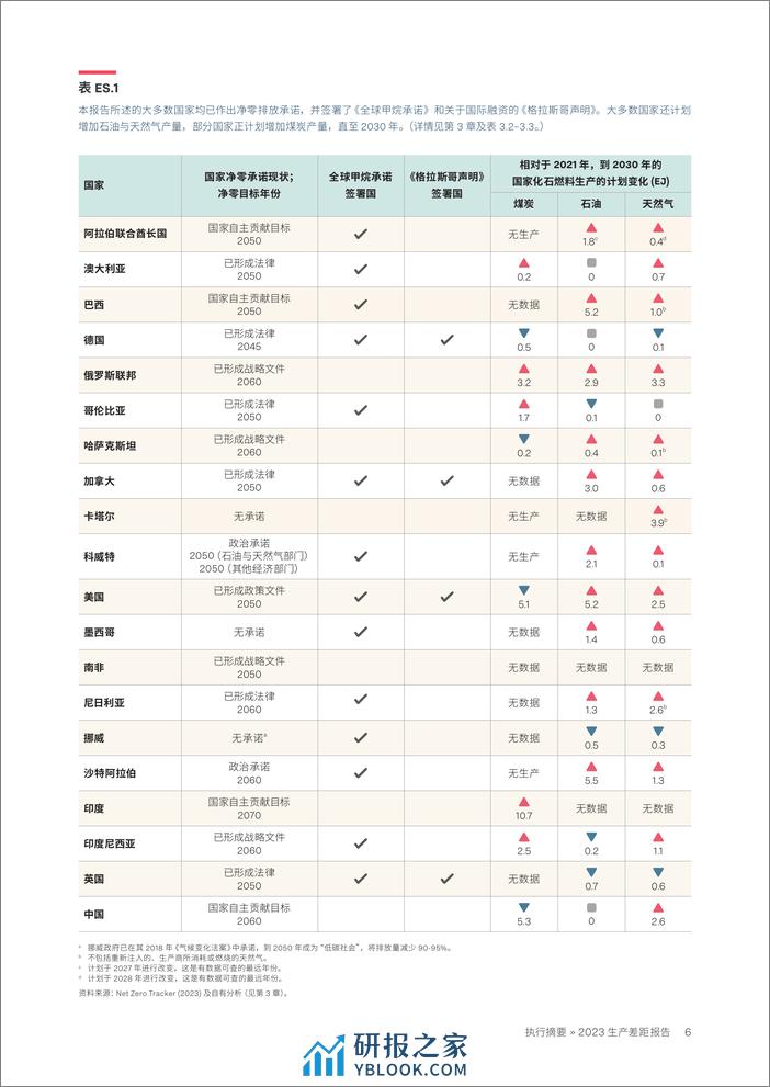 2023生产差距执行摘要-SEI PGR - 第6页预览图