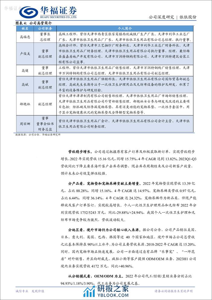 深度报告-20240313-华福证券-依依股份-001206.SZ-宠物护理用品畅销全球_需求恢复助弹性_25页_3mb - 第7页预览图