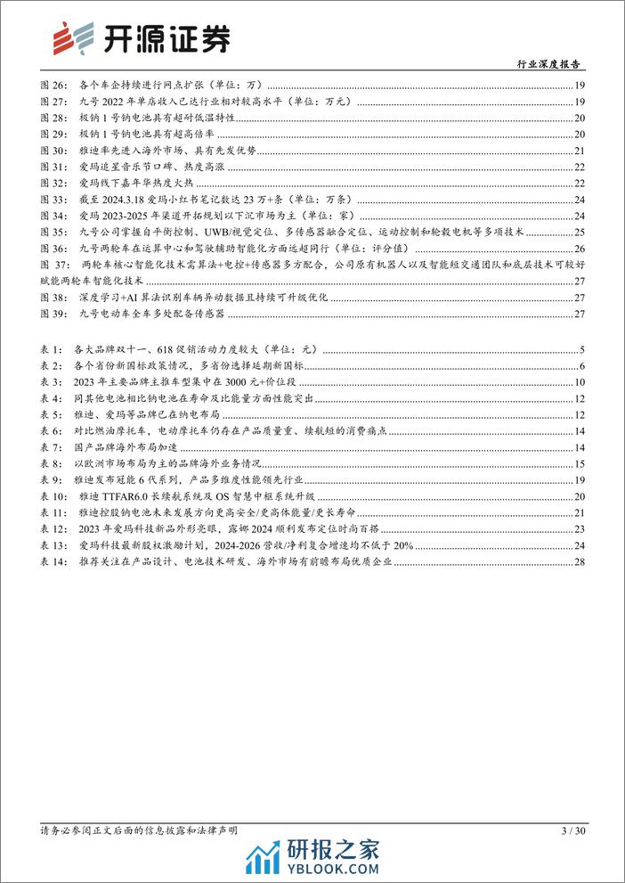 轻工制造行业深度报告-电动两轮车：行业回归产品维度高质量竞争，建议关注前瞻布局优质企业-240319-开源证券-30页 - 第2页预览图