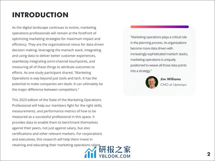 2023年营销运营专业人士报告【英文版】 - 第2页预览图