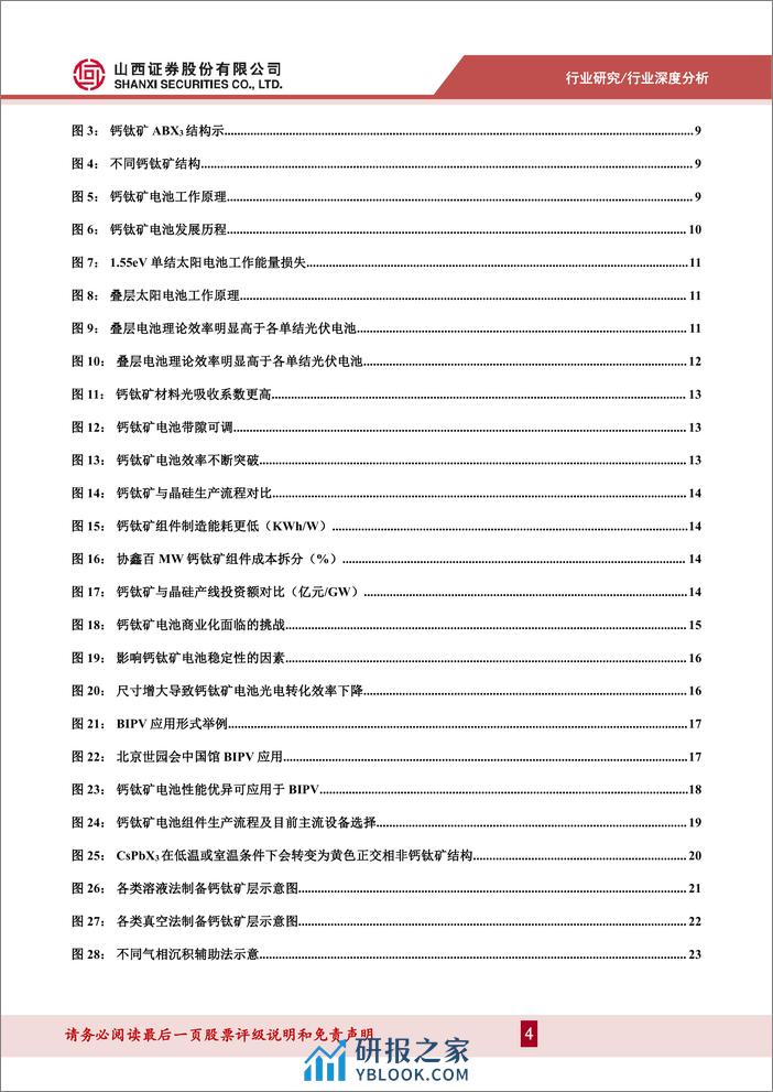 山西证券：电力设备及新能源行业深度报告-钙钛矿东风渐起-产业化进程从0到1 - 第4页预览图