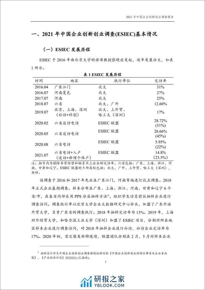 2021年中国企业创新创业调查（ESIEC）调查报告 - 第5页预览图