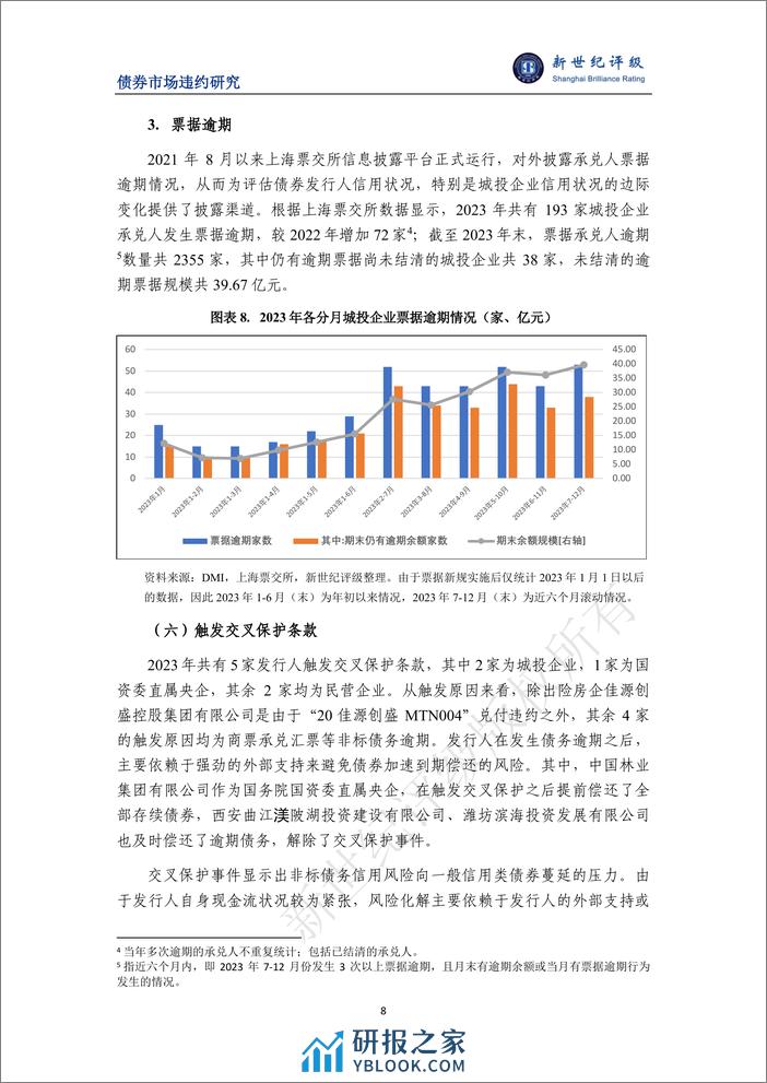 风险暴露有所放缓 长效机制稳步推行——2023年债券市场信用风险分析及2024年展望-21页 - 第8页预览图