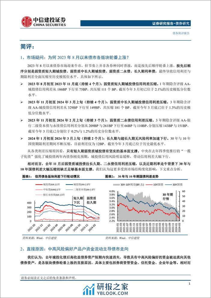 风险收益再匹配下的债市定价新中枢：城投化债、机构内卷与债市极致行情-240317-中信建投-12页 - 第2页预览图