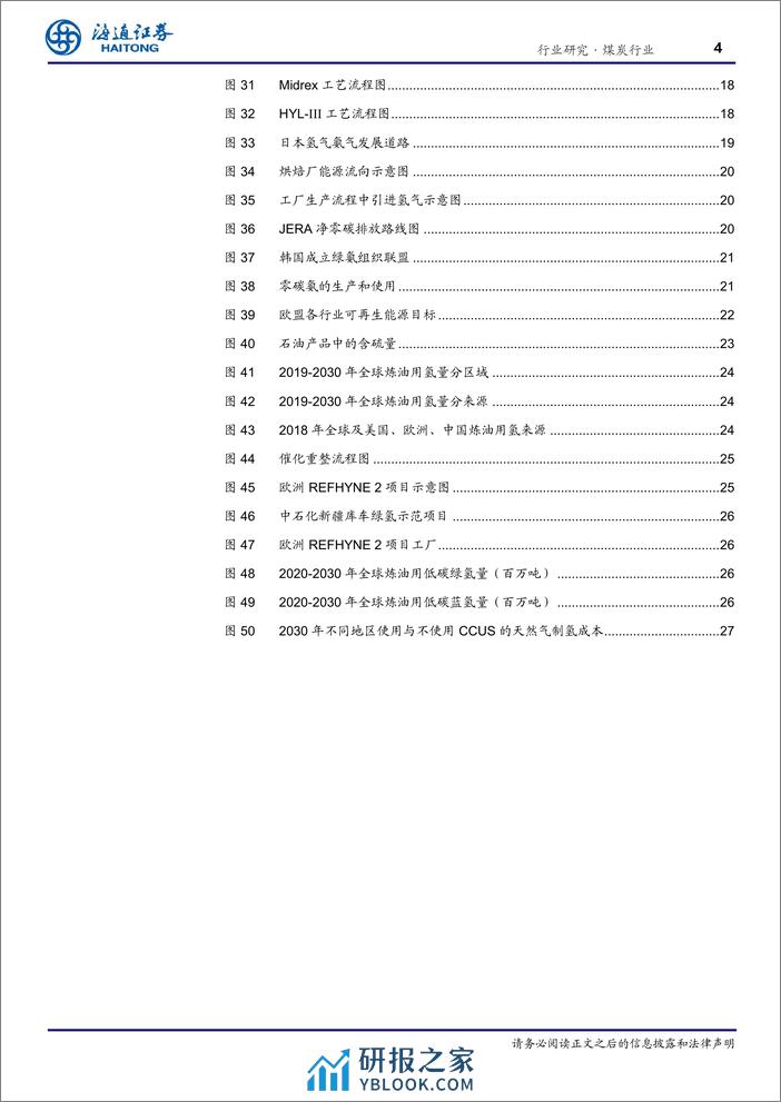 氢能专题之一：工业用氢端及绿色转型之路 - 第4页预览图