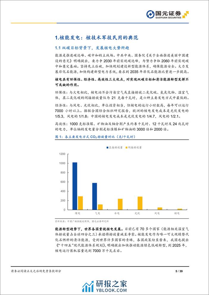 核技术行业研究报告-军民两用深度融合-核技应用未来可期-国元证券 - 第5页预览图