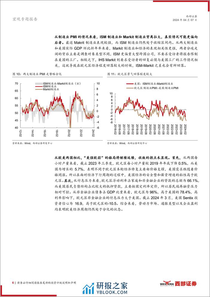 大类资产观察系列：美元被动抬升将有所延续-240407-西部证券-10页 - 第6页预览图