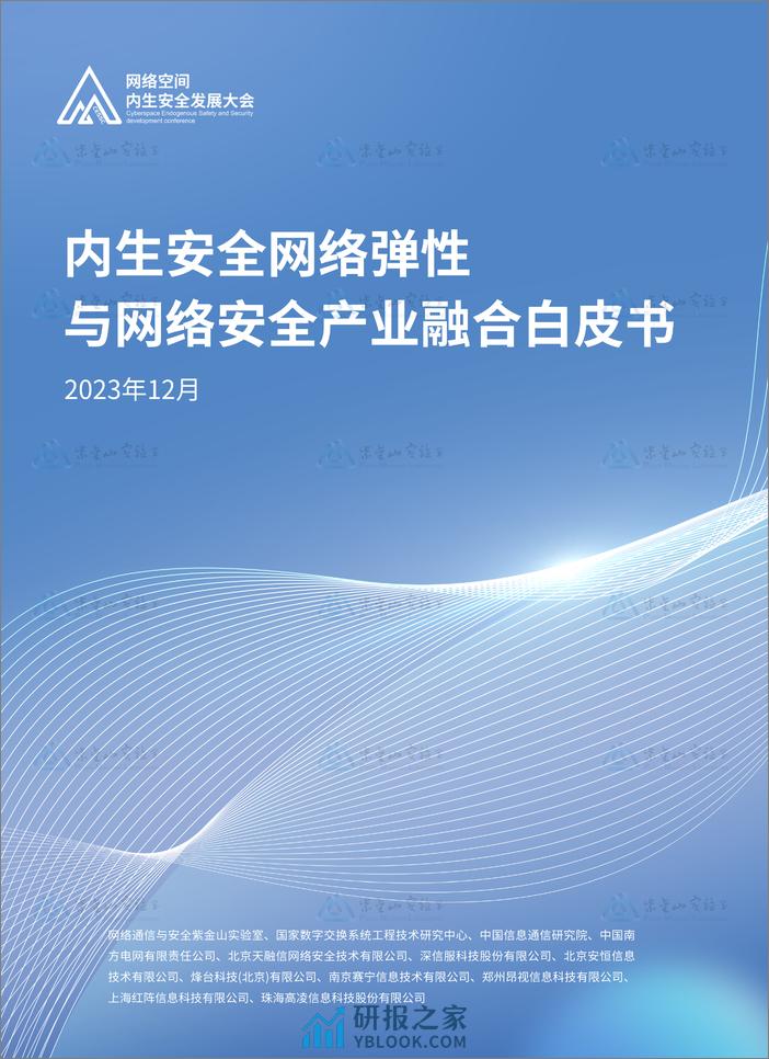 内生安全网络弹性与网络安全产业融合白皮书 - 第2页预览图