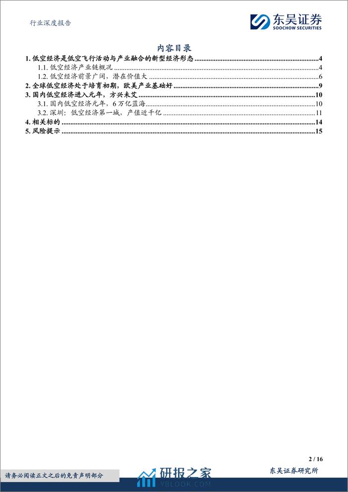 计算机行业深度报告：低空经济：全新赛道，落地元年 - 第2页预览图