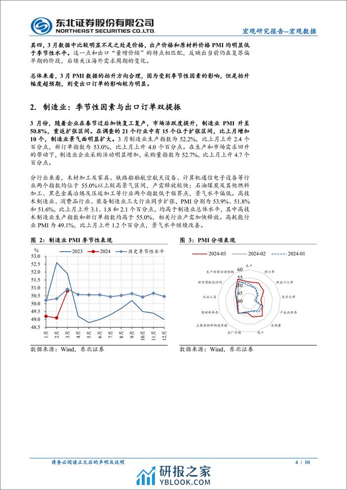 3月PMI数据点评：3月PMI数据中值得关注的4个特点-240331-东北证券-10页 - 第4页预览图