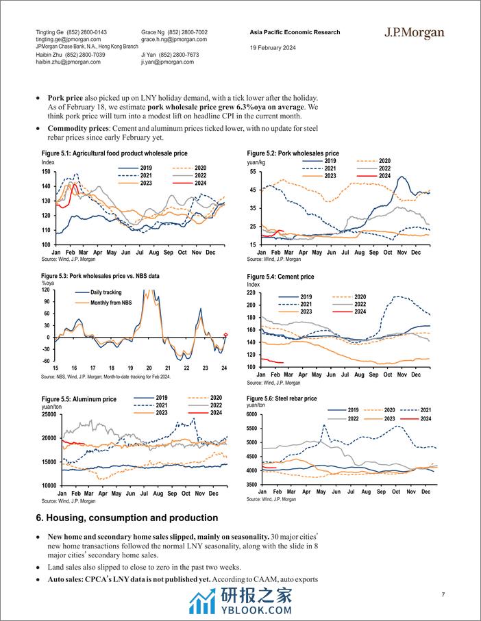 JPMorgan Econ  FI-China alt-data trackers chartpack (Series 5) Read-out of the...-106587041 - 第7页预览图