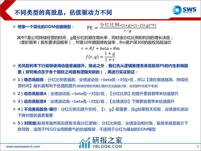 高股息系列报告之六：分红逻辑如何重塑公司DDM估值模型-240318-申万宏源-42页 - 第5页预览图