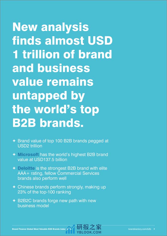 Brand Finance：2023年全球最有价值的B2B品牌指数（英文） - 第7页预览图