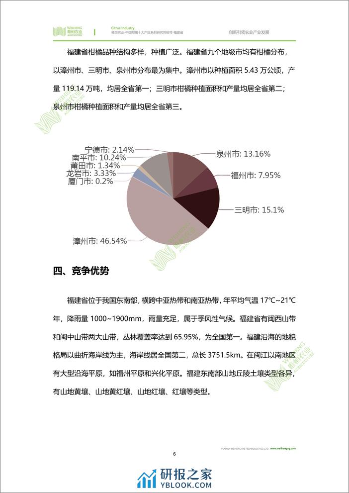 农小蜂-中国柑橘十大产区系列研究简报（七）-福建省 - 第7页预览图