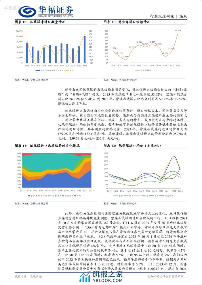 煤炭行业深度报告系列（二）：炼焦煤：供需关系或进一步收紧，多重因素对价格形成支撑 - 第7页预览图