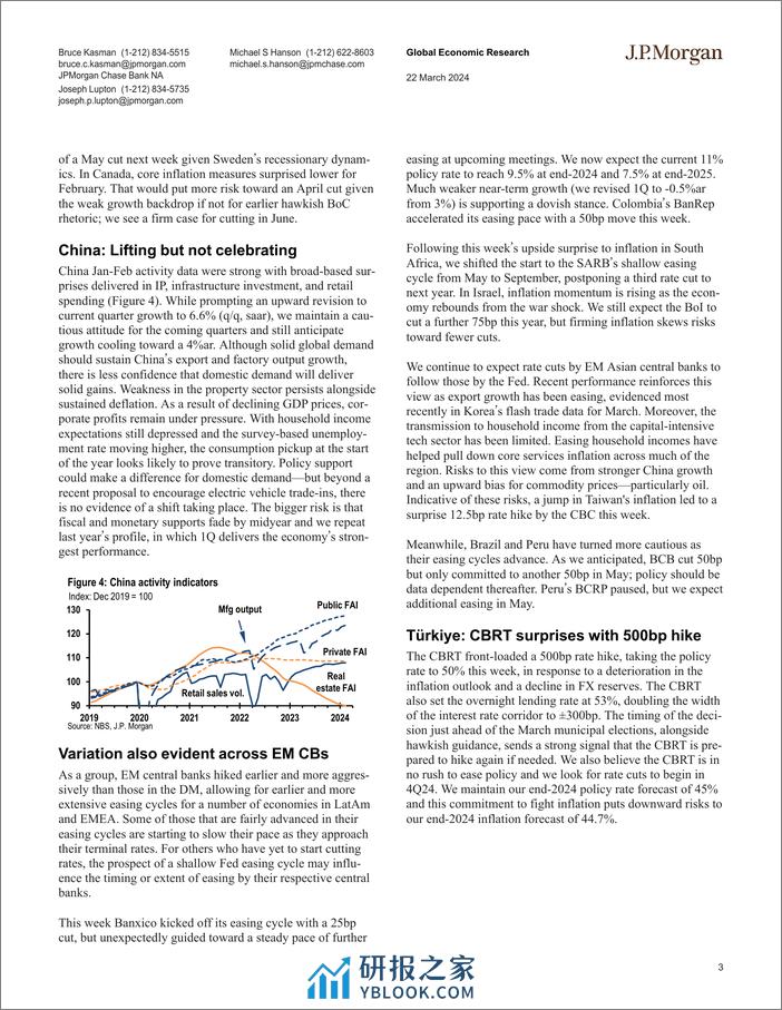 JPMorgan Econ  FI-Global Data Watch Normal is as normal does-107171660 - 第3页预览图