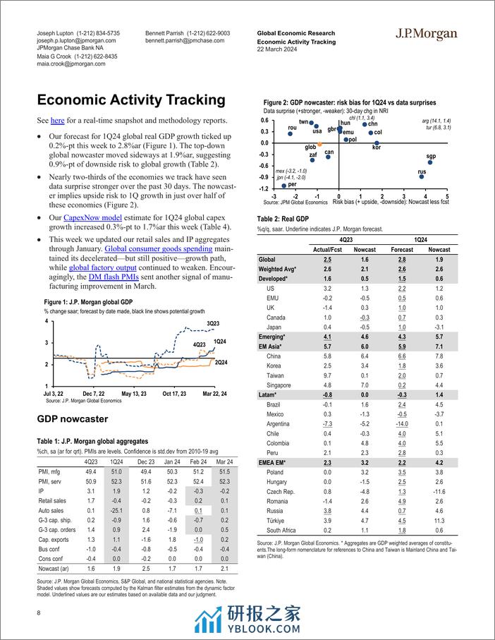 JPMorgan Econ  FI-Global Data Watch Normal is as normal does-107171660 - 第8页预览图