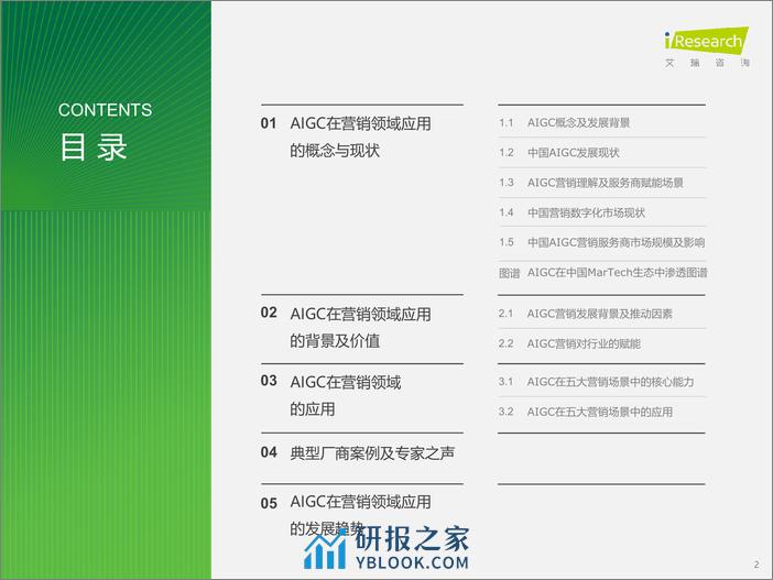 【艾瑞咨询】2023年中国营销领域AIGC技术应用研究报告-51页 - 第2页预览图