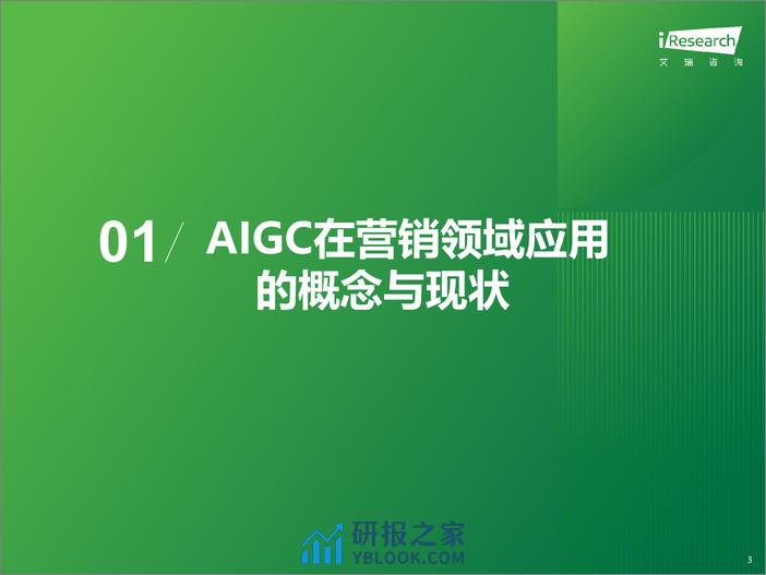 【艾瑞咨询】2023年中国营销领域AIGC技术应用研究报告-51页 - 第3页预览图