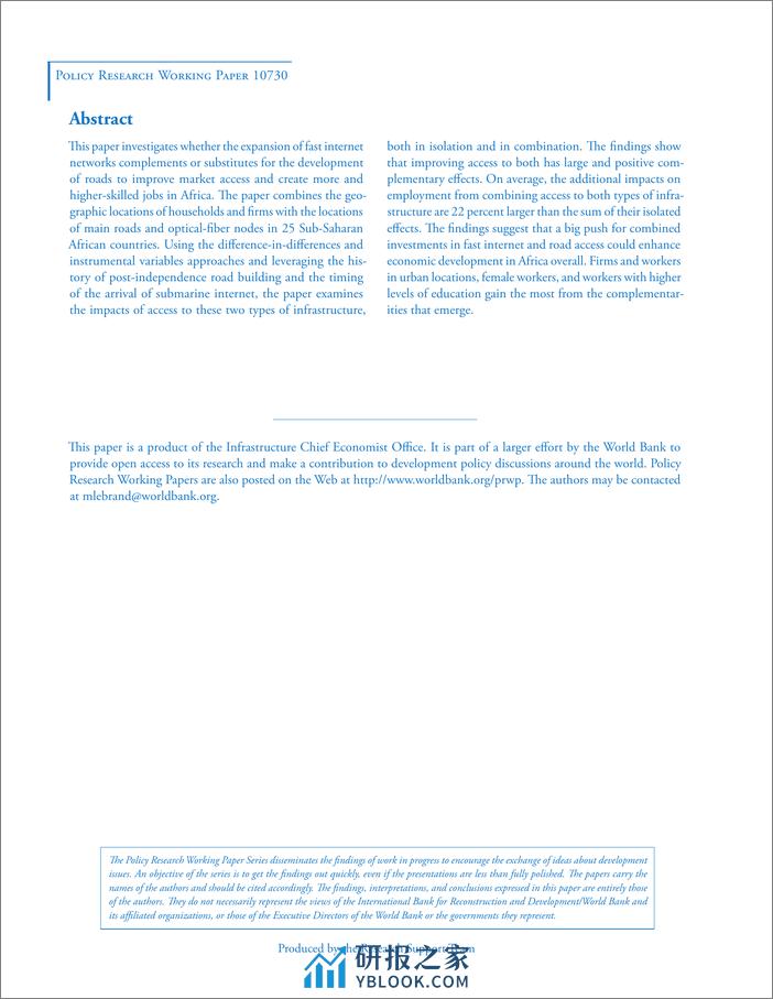 世界银行-非洲在数字时代需要更多的道路吗？基础设施互补性的证据（英）-2024.3-66页 - 第2页预览图